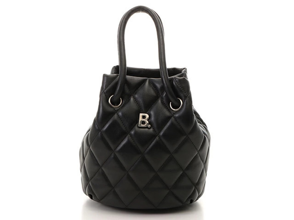 Balenciaga Bucket Bag Black Leather